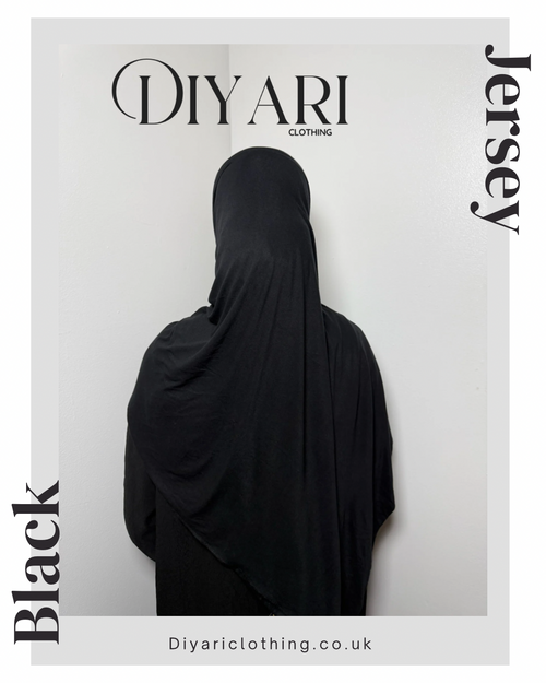 Black Jersey Hijab