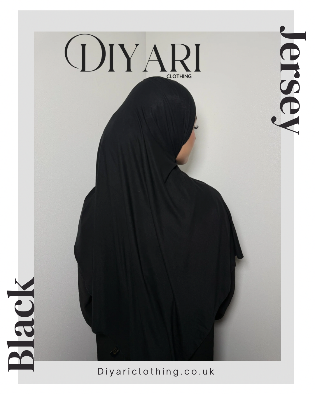 Black Jersey Hijab