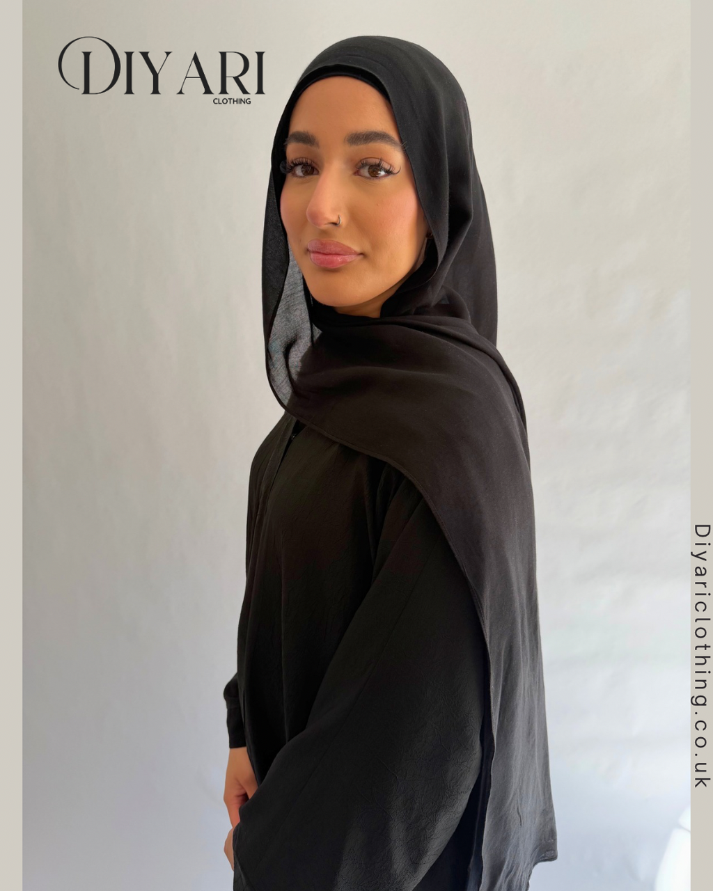 Black Modal Hijab