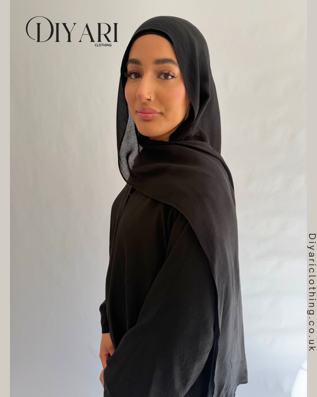 Black Modal Hijab