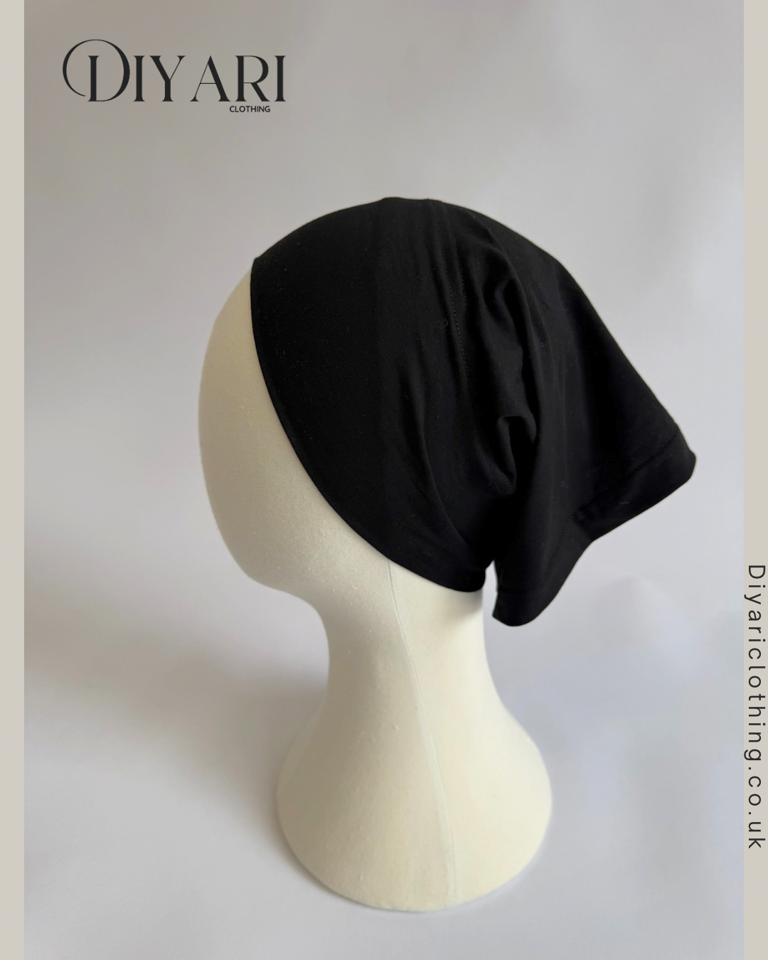 Black tube hat