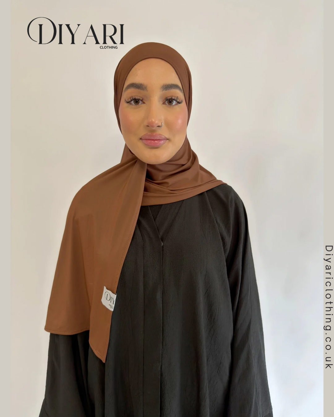 Brown Liquid Hijab