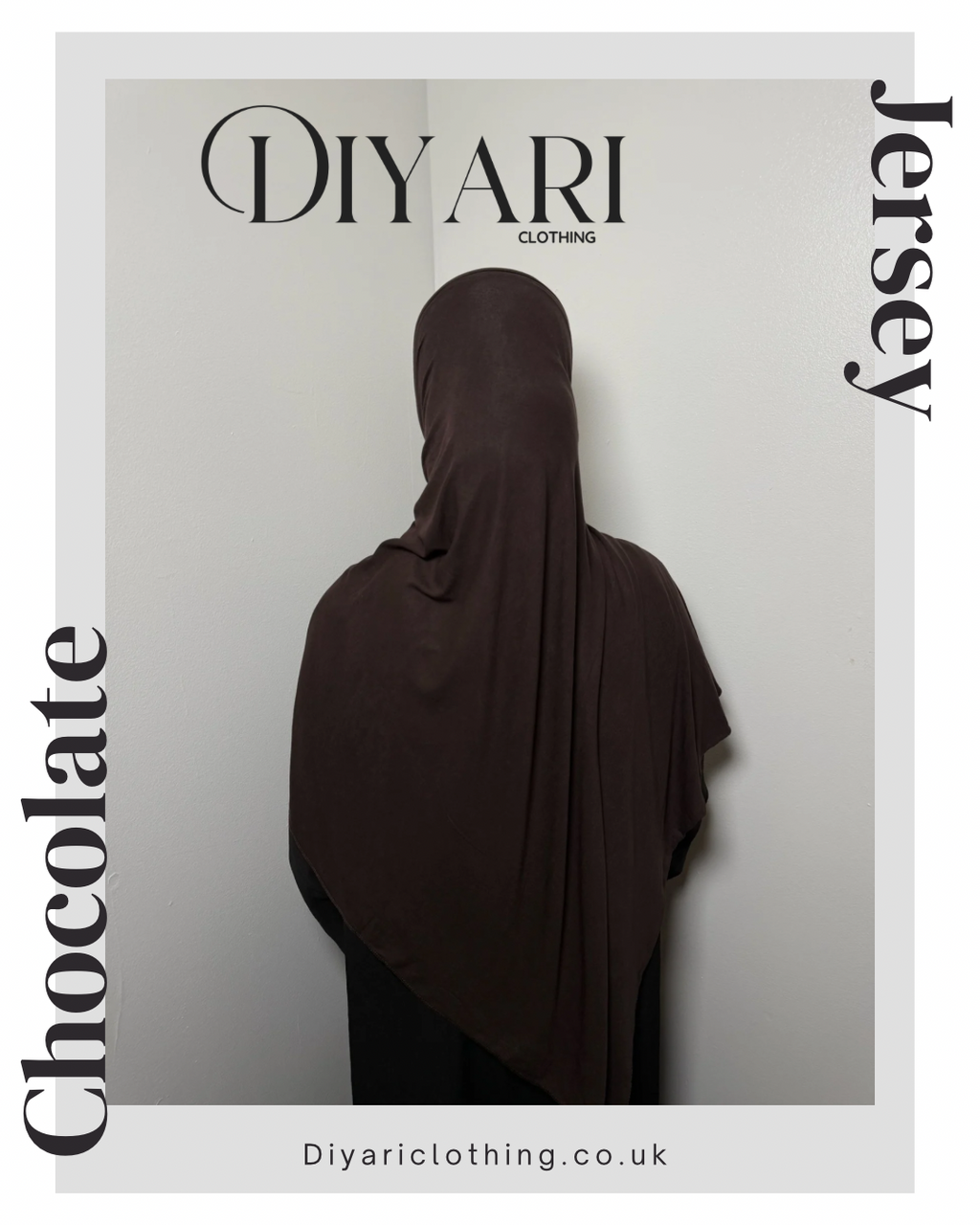 Chocolate Jersey Hijab