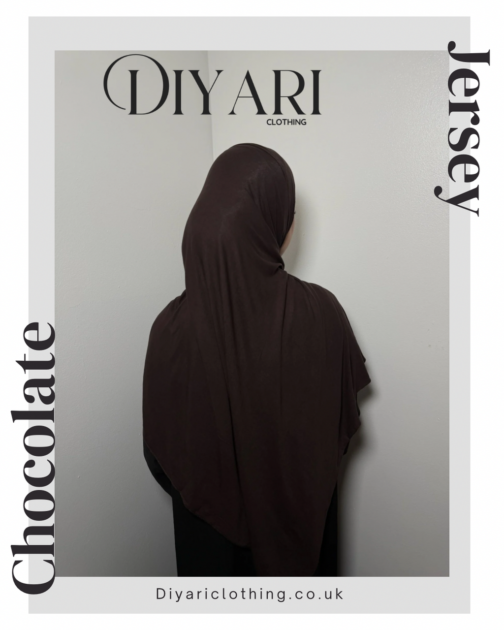 Chocolate Jersey Hijab