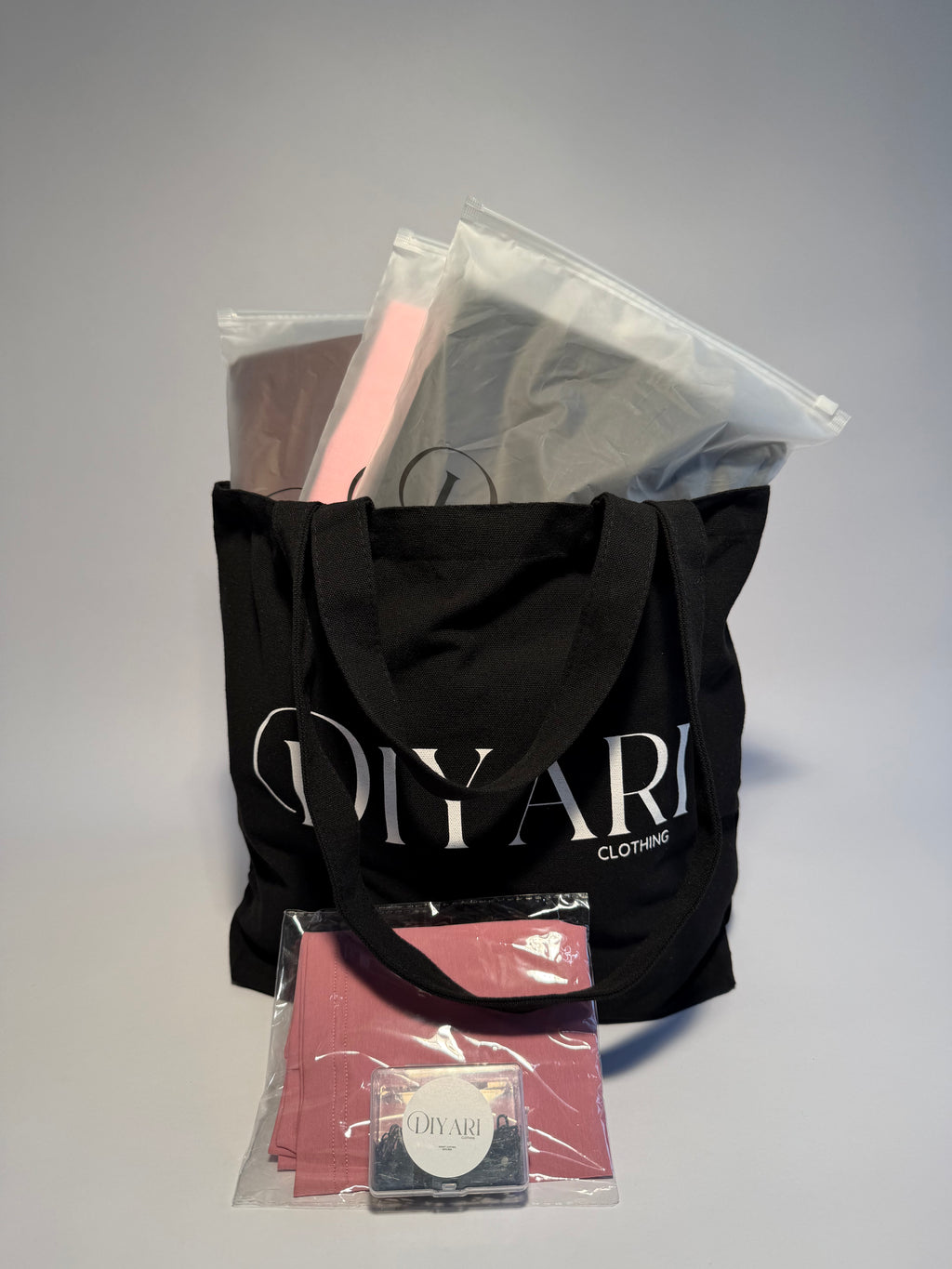 Diyari Signature Bundle Pink, Printed, Modal, Liquid jersey & Jersey Hijabs.