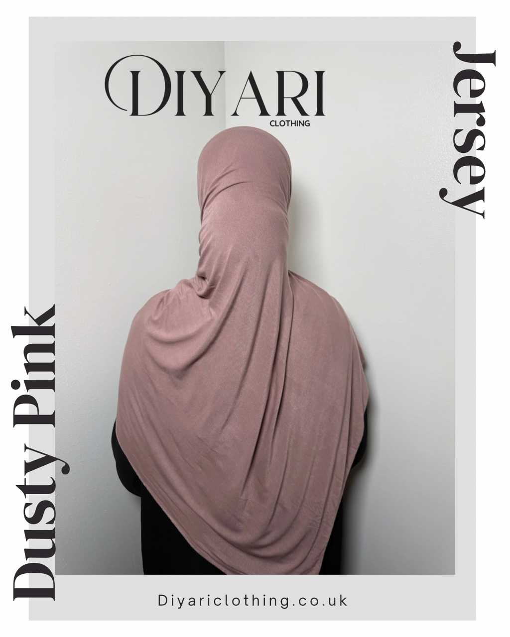 Dusty Pink Jersey Hijab