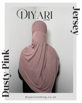 Dusty Pink Jersey Hijab