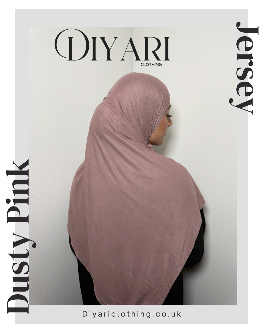 Dusty Pink Jersey Hijab