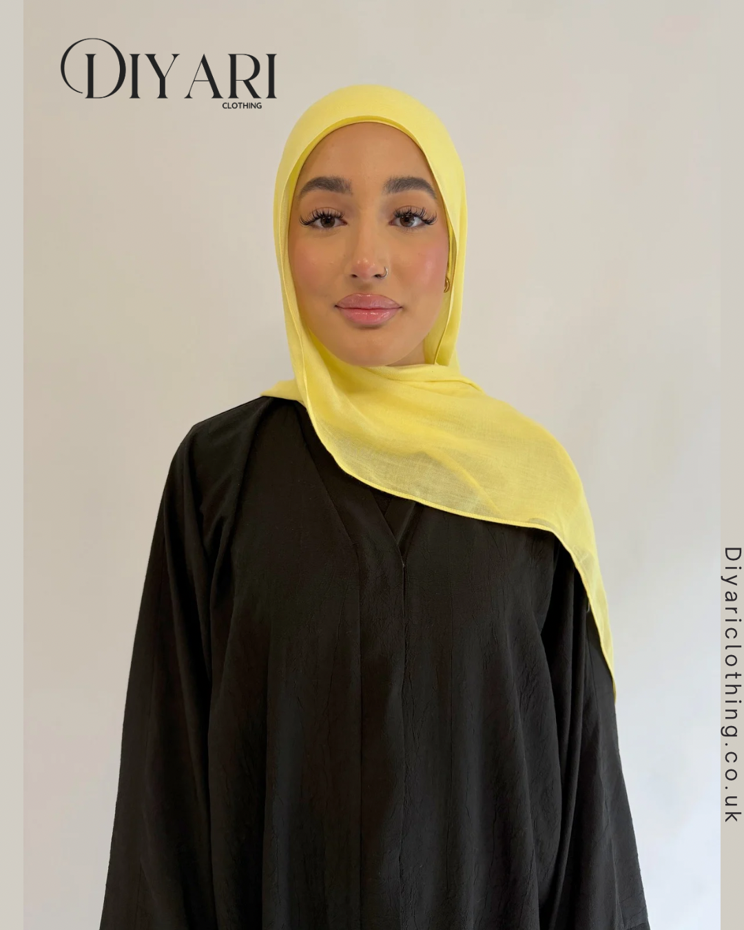 Yellow Modal Hijab - YM02