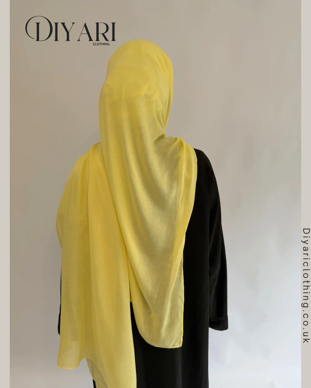 Yellow Modal Hijab - YM02