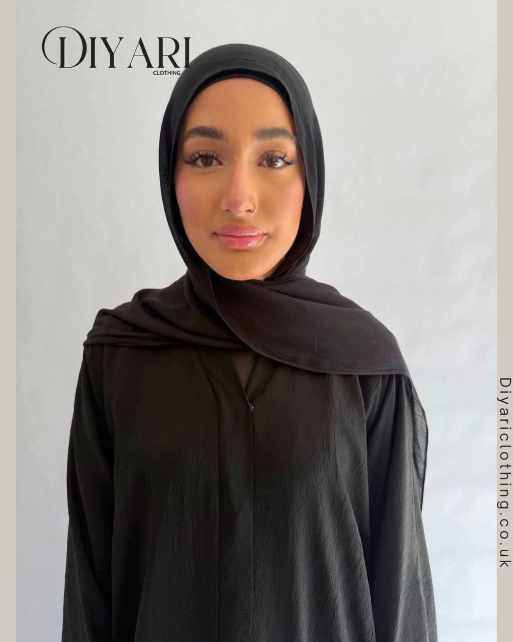 Black Modal Hijab - BM01