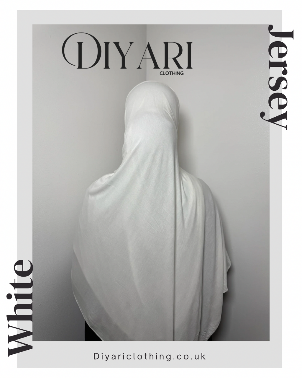 3 Piece Jersey Hijab Bundle - Black, White & Taupe
