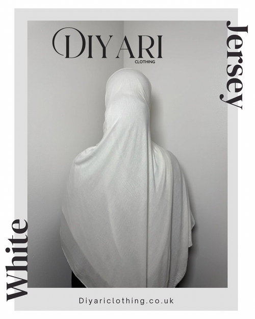 3 Piece Jersey Hijab Bundle - Black, White & Taupe
